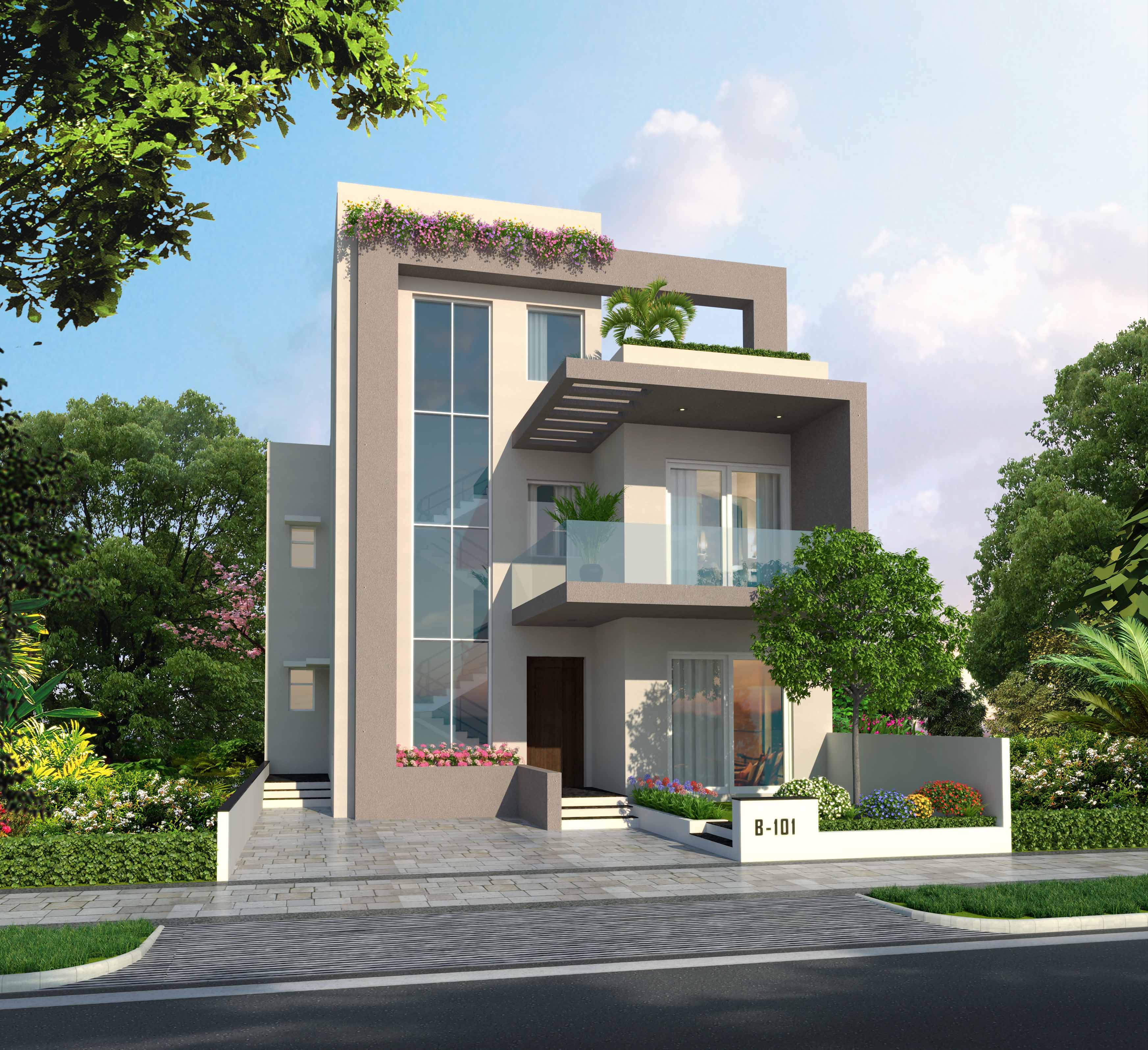 Central Park 3 Flower Valley Villa Banner